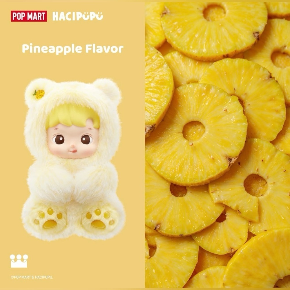 Pineapple - Hacipupu Gummy Bear Series - Plush Pendant
